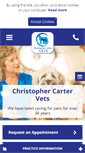 Mobile Screenshot of christophercartervets.co.uk